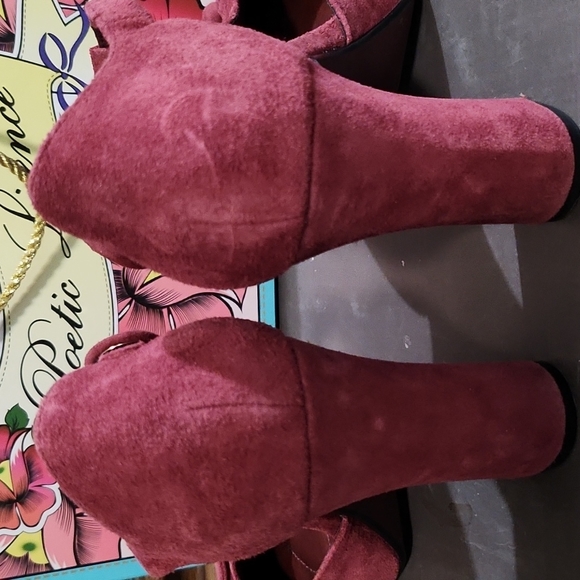 Cherry T-strap Heels - Picture 3 of 8